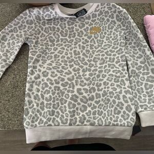 Girls Nike Leopard Sweatshirt